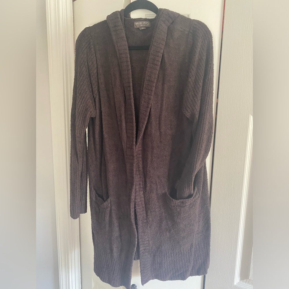 Barefoot Dreams Cozy Lite hooded cardigan